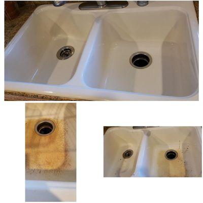 Sink Before and After