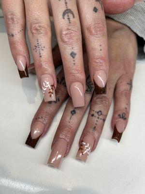 Fall Nude/French Nails