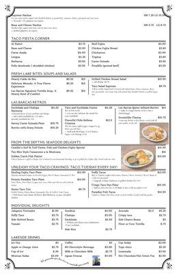 A newly designed midday and dinner menu. This one is sure to captivate your taste buds