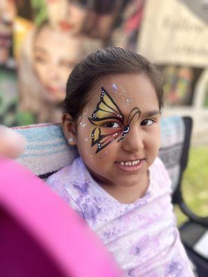 Face painting at Prancers during October