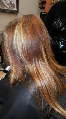 Before a color correction by LISA AT SHAVER RD