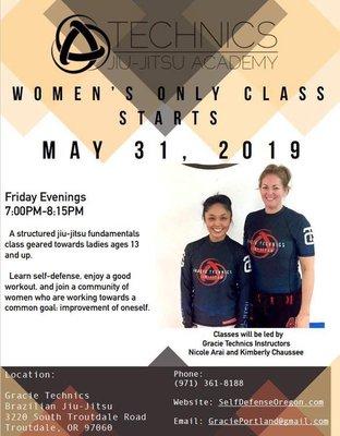 Women's only classes