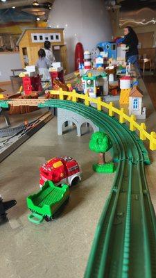 Huge train set-up