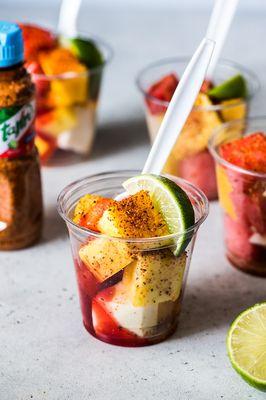 Fruit Cup served with Tajin,Lime,Chamoy & Valentina (Seasonal)