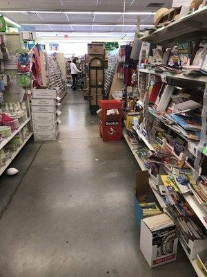 Just a messy store that was open for one hour when these pictures were taken.