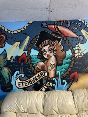 I love wall art - especially when it's old school American Traditional.