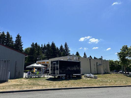 Back of food truck