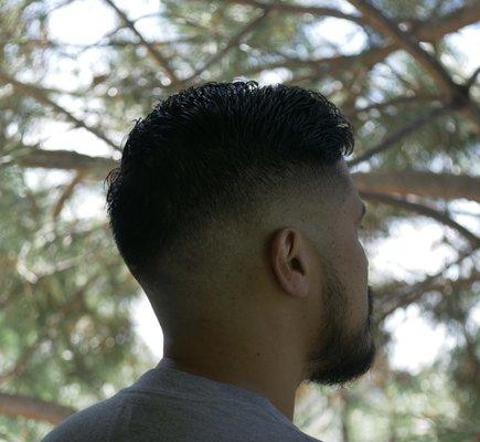 Low Fade / Hard Part By: John