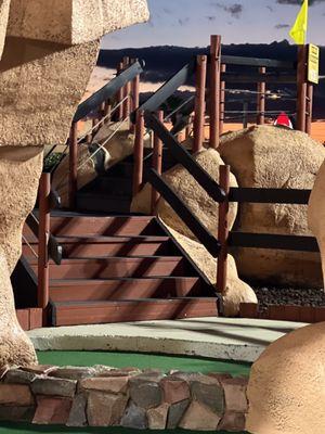 These are the stairs I had to walk up and down over and over again to play with my family.