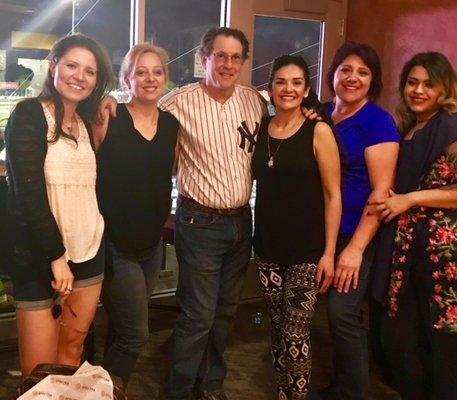 The Cottonwood Dental team at an Isotopes game