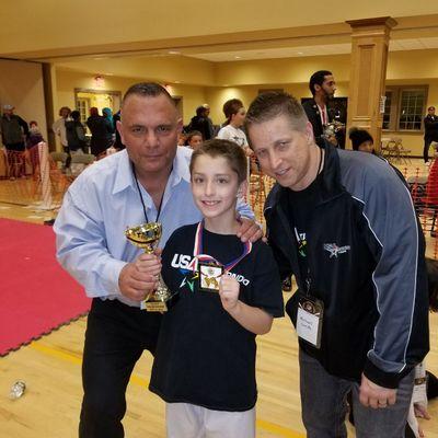 Tyler 2nd place sparring