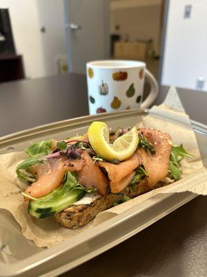 Smoked Salmon Toast