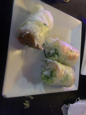 Shrimp spring rolls