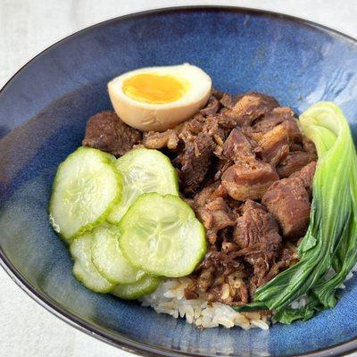 Rou Lou Fan - Taiwanese Minced Pork over Rice with Soft Boil Egg