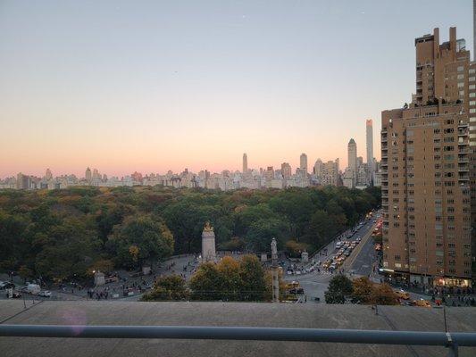 Gorgeous views from the balcony level.