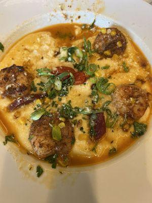 Shrimp and Grits - recommended by our server