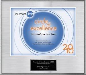 Circle of Excellence Award Winner Home Inspection Company