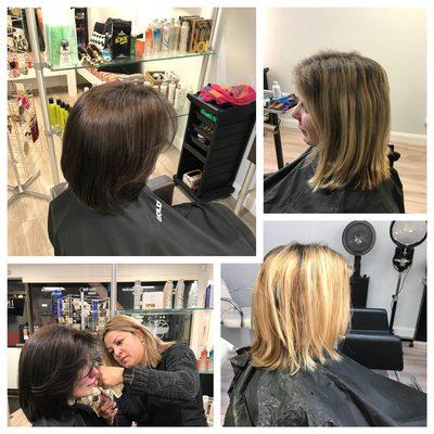 Color Correction Hi/Lo Lites , Cut and Blow Dry