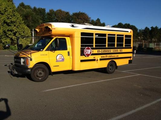 The K-9 Clubhouse School Bus