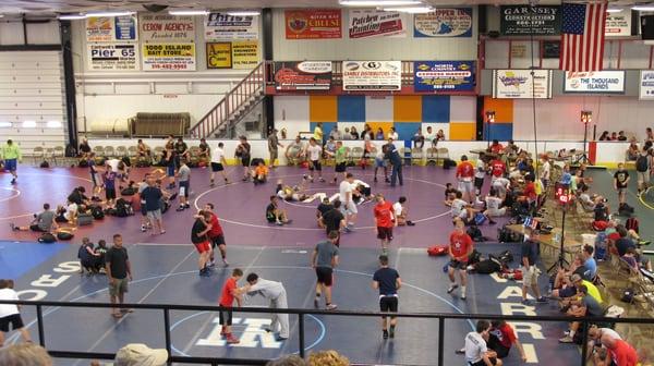 Wrestling Tournament in the Clayton Arena