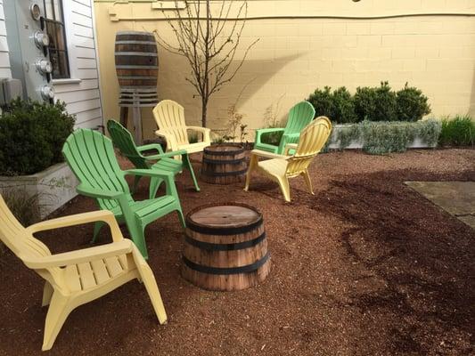 Relax on our shaded patio