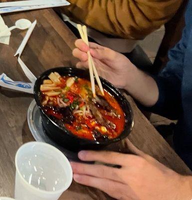 Spicy tonkotsu ramen