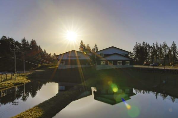 Our shop on a beautiful Pacific Northwest morning.