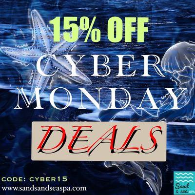 Don't miss!!! 
Cyber Monday Deals
15% Off Any Services