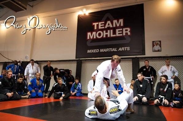 Professor Mohler Teaching Brazilian  Jiu-Jitsu