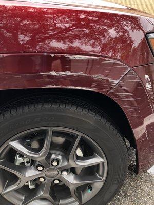 Damage to my Jeep by the car wash