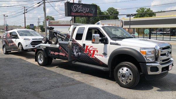 2016 Ford f-650 towing my 2017 Ford transit road side vehicle