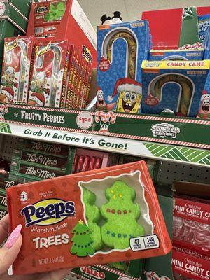 Peeps and Christmas candy