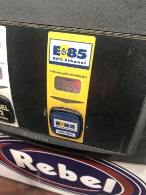 E85 price June 2019