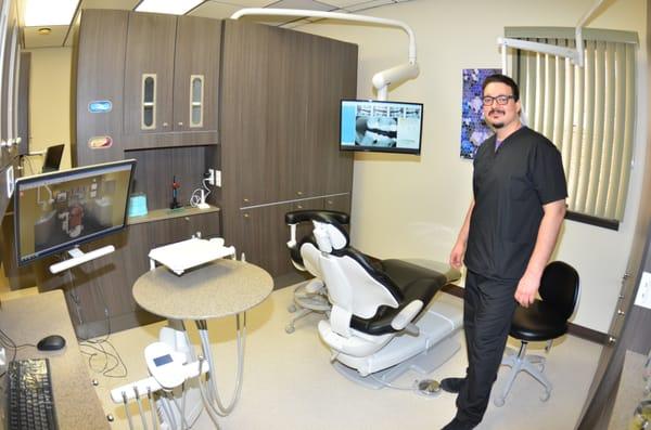 comfortable clinic setting with brand new equipment