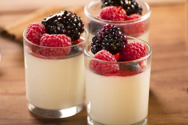 Winter Berry Panna Cotta