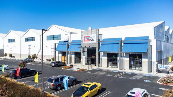 Storefront view with blue sky