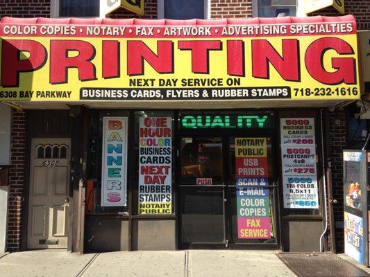 Quick Graphics, Inc. Serving Brooklyn for more than 20 years Fast Service & High Quality Work