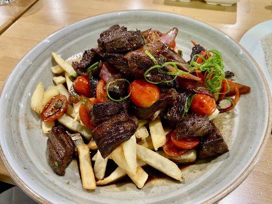 Lomo Saltado with beef