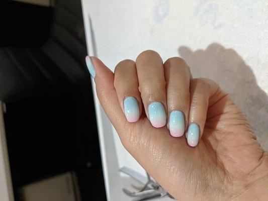 Beautiful gel nails!