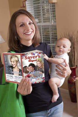 "I save lots of money for my family using Saver's Digest coupons & sales every month!"