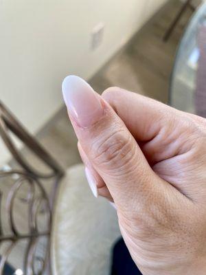 Line on right thumb