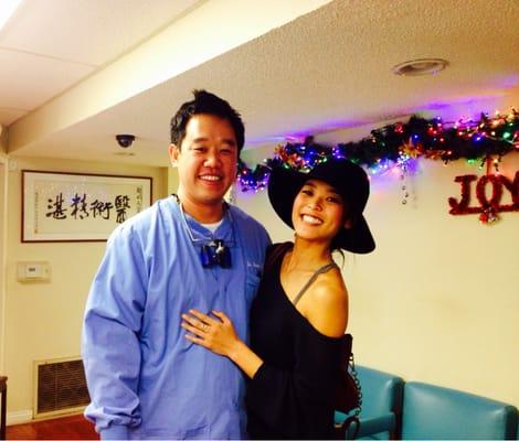 Dr Huang and Katie!!