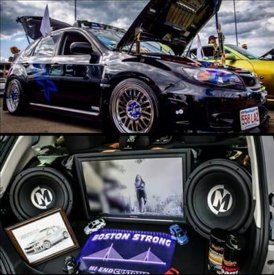 Custom build audio in this clean Subaru WRX. Stay tuned for another makeover!