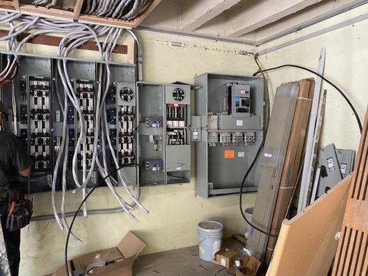 New main and meters for a 24 unit apartment complex