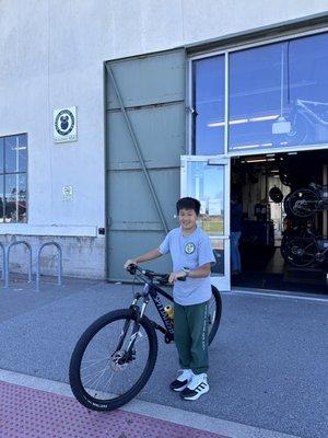 My son picked up his new bike today!