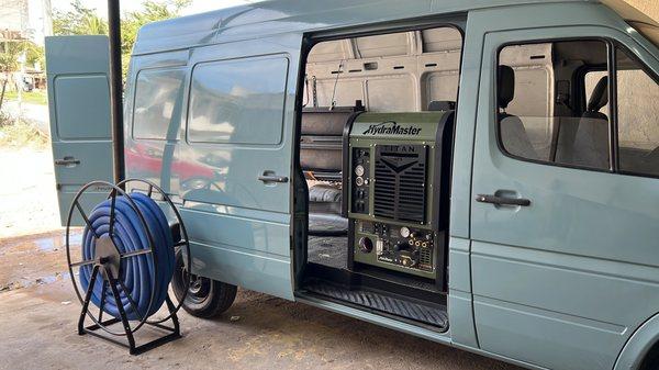 Professional steam cleaning equipment Truck mounted system