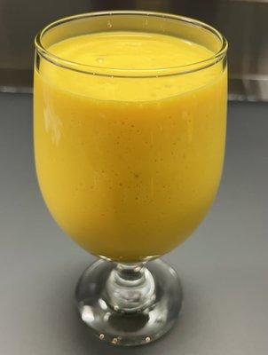 Mango Lassi - yougurt and mango smoothie