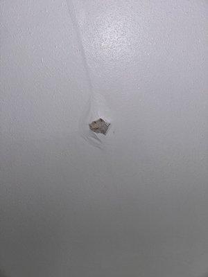 Holes in my ceiling!