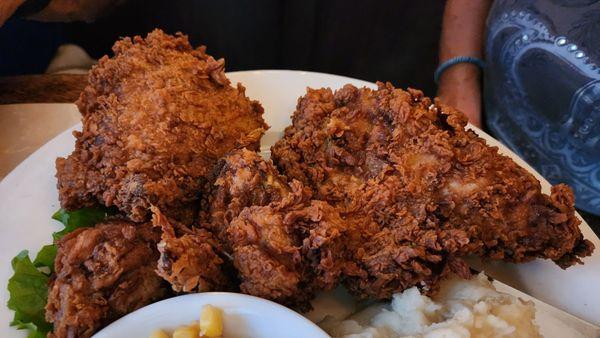 Fried Chicken Sundays - breading was flavorless and not great texture - meh