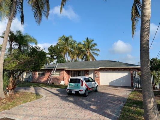 Complete residential roof replacement! this house was condemned for years and our crew really out did themselves